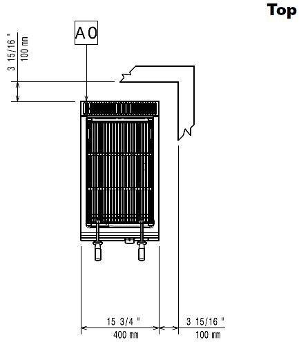 Lavastensgrill Gas, 400 - EVO700