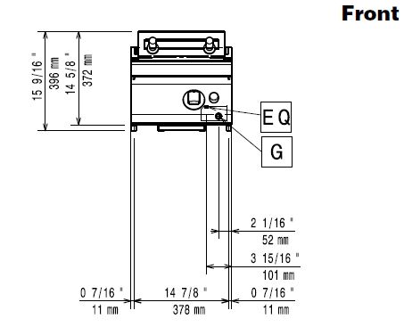 Lavastensgrill Gas, 400 - EVO700 - 3
