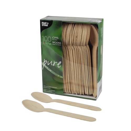 Träsked "pure" 16,5 cm - 2