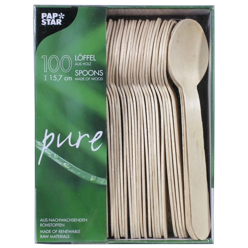 Träsked "pure" 16,5 cm - 3