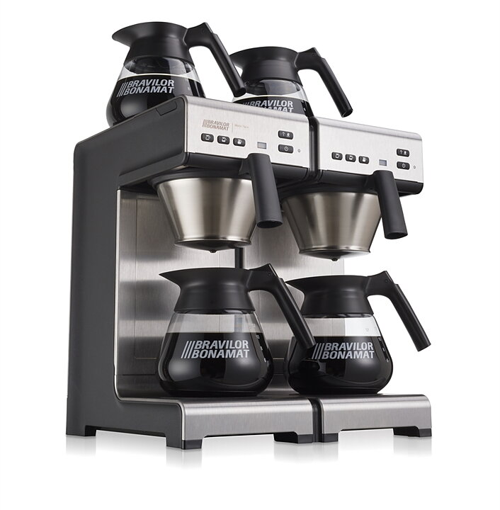 Kaffebryggare Matic Twin, inkl 4 kannor