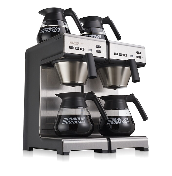 Kaffebryggare Matic Twin, inkl 4 kannor