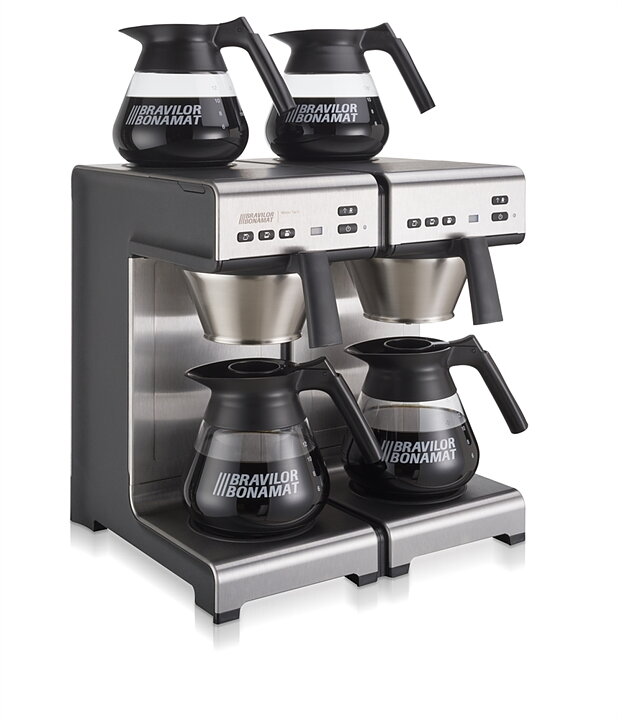 Kaffebryggare Matic Twin, inkl 4 kannor