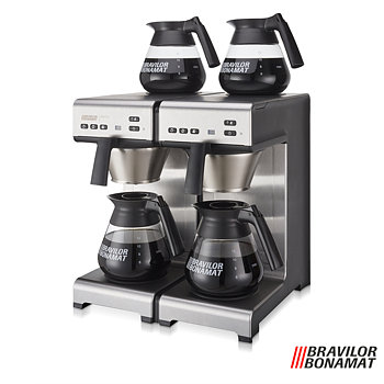 Kaffebryggare Matic Twin, inkl 4 kannor
