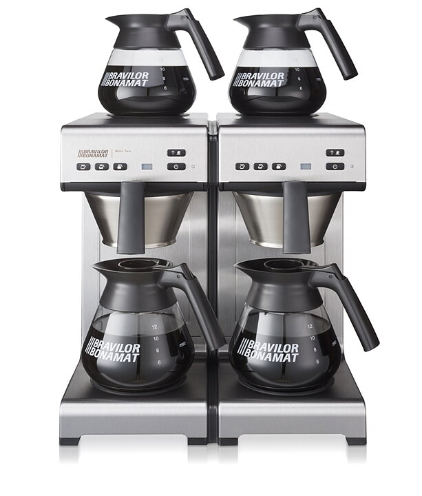 Kaffebryggare Matic Twin, inkl 4 kannor