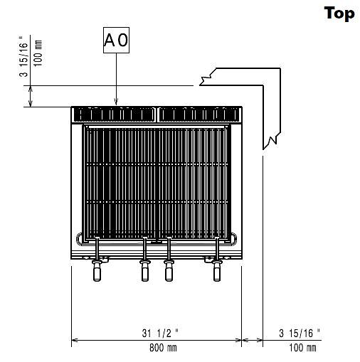 Lavastensgrill Gas, 800 - EVO700