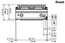 Lavastensgrill Gas, 800 - EVO700