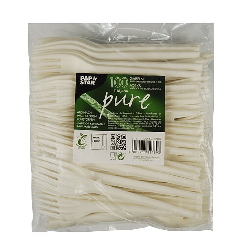 Gaffel i C-PLA "pure" 16,3 cm