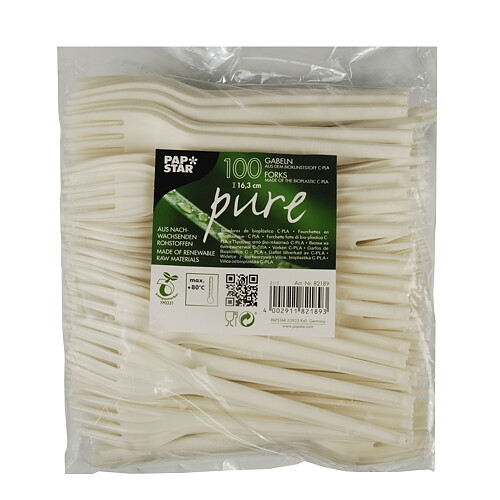 Gaffel i C-PLA "pure" 16,3 cm