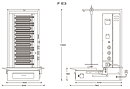 Kebabgrill F E3-S - 50 kg