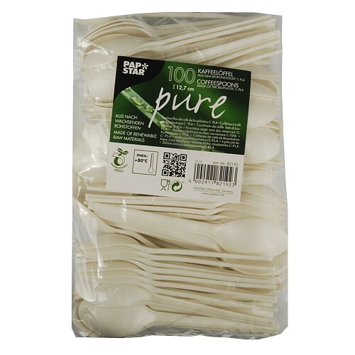 Kaffesked i C-PLA "pure" 12,7 cm