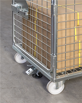 Paketvagn med centralbroms, 800 kg