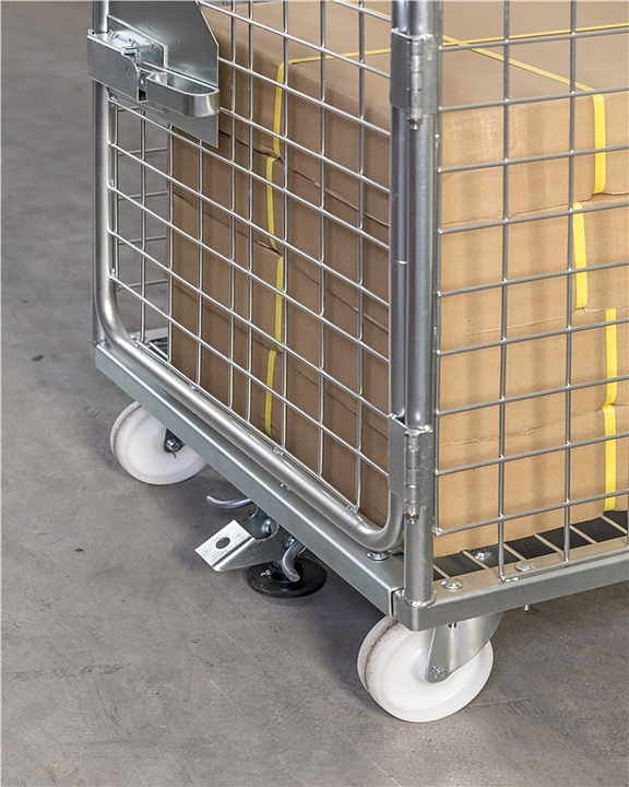 Paketvagn med centralbroms, 800 kg