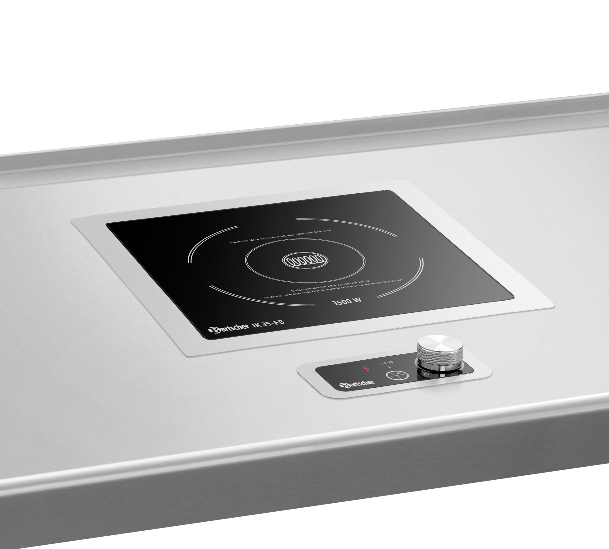 Induktionsspis för inbyggnad - 3,5 kW - 6