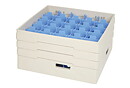 Diskback fackindelad, 25 x glas Ø max 87 mm, BEIGE