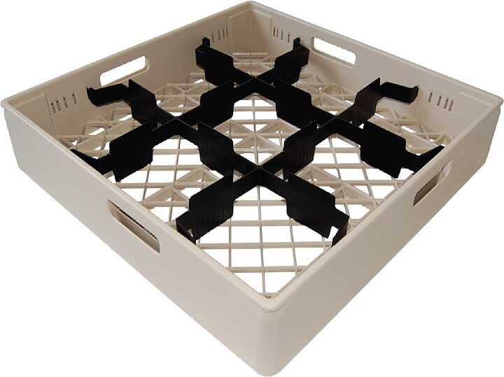 Diskback fackindelad, 9 x glas Ø max 149 mm , BEIGE