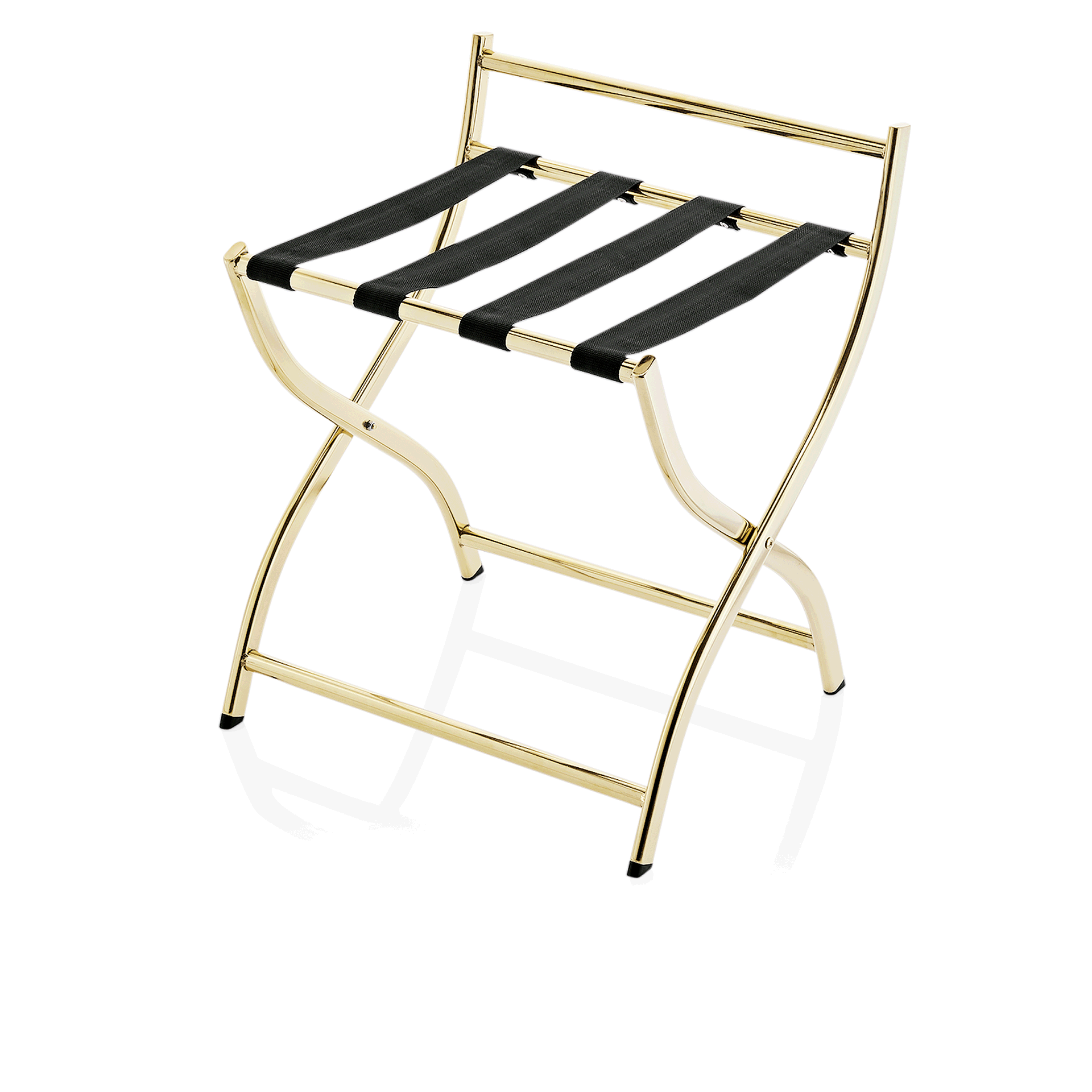 Bagagepall - guld/svart - 2