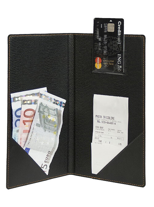 Notpärm Trendy, 24 x 13,5 cm, PU-läder, svart
