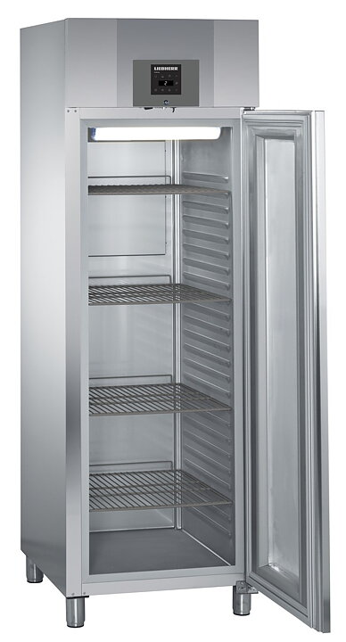 Kylskåp glasdörr, 601 liter, GN 2/1 