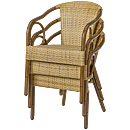 Ceres Sereno, karmstol med bambu-look