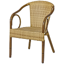 Ceres Sereno, karmstol med bambu-look