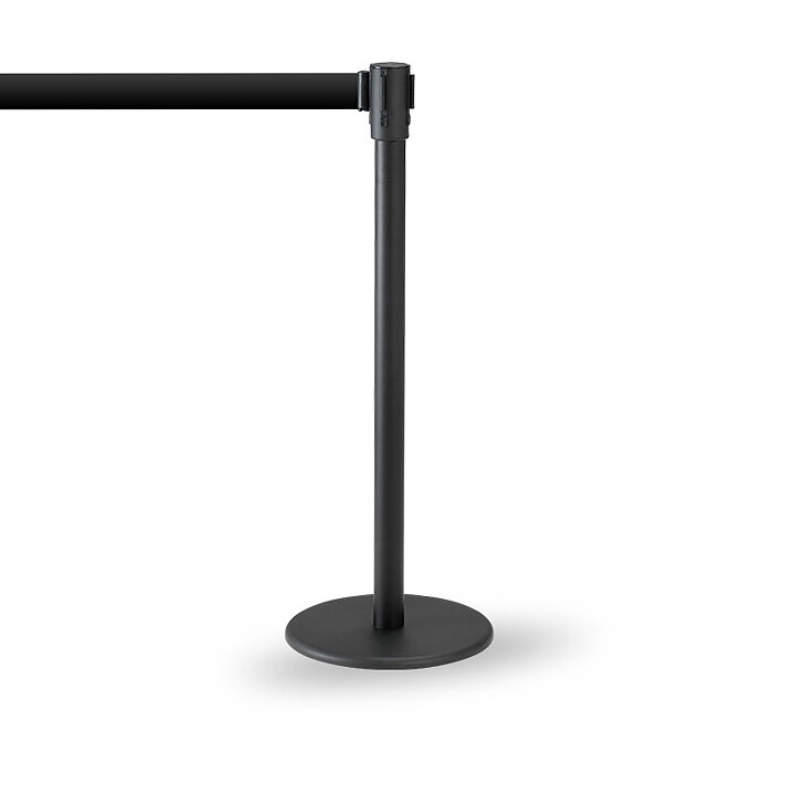 Köstolpe med band - SVART/ SVART