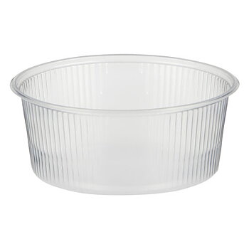 Förpackningsbehållare rund, klar - 200 ml