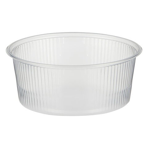 Förpackningsbehållare rund, klar - 200 ml