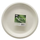 Tallrikar av sockerrör "pure" vit - Ø 26 cm