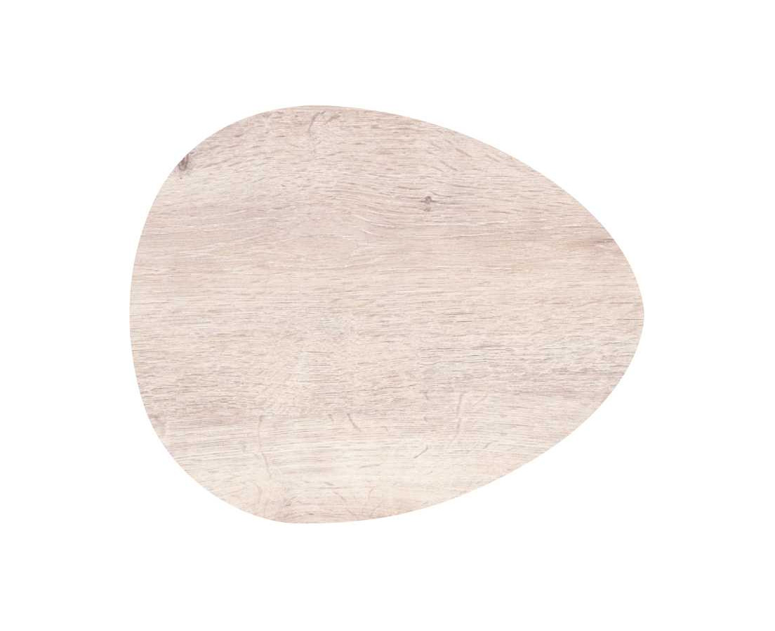 S-Plank, Ägg, 40 × 30 cm, Oak