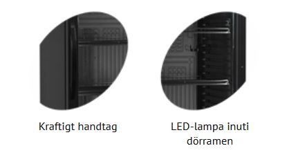 Drickakyl CEV425 BLACK, 372 liter,  svart - 7