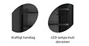 Drickakyl CEV425 BLACK, 372 liter,  svart