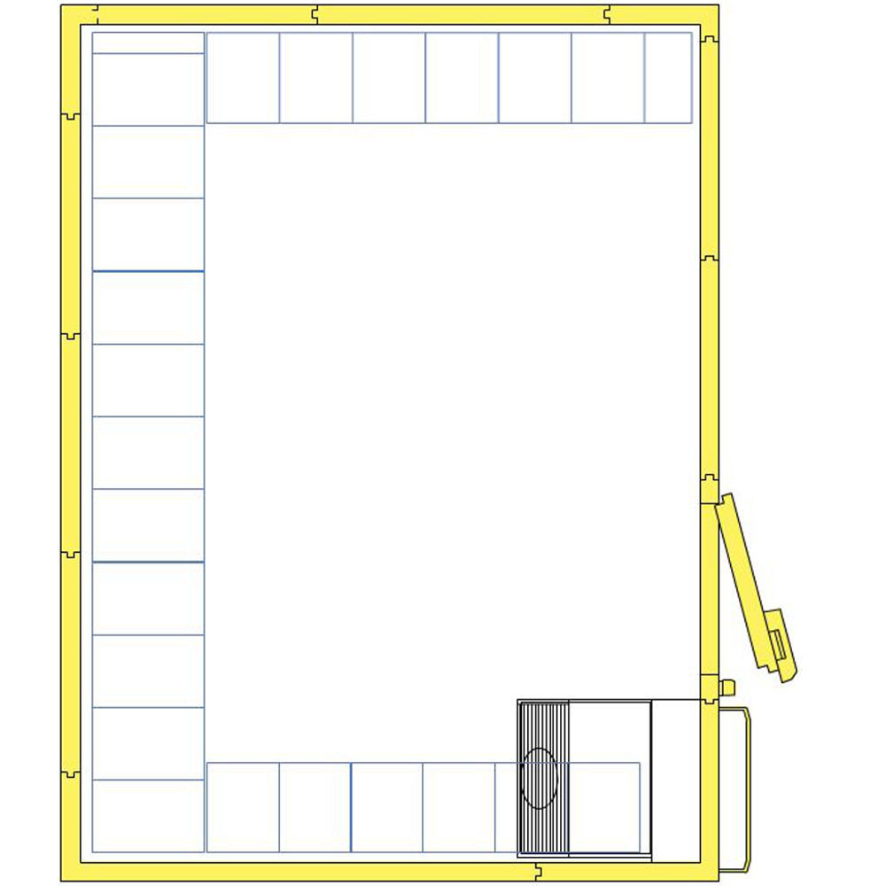Frysrum, 360 x 270 cm, R452a - 2