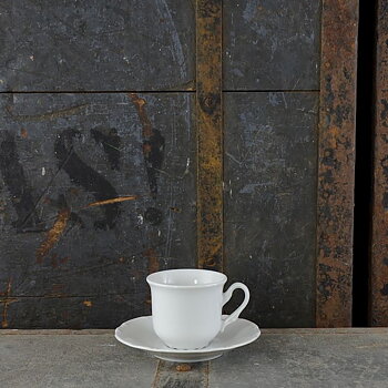 Kaffekopp med fat Constance  Ø 16 cl