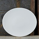 Tallrik Oval Rita Ø 30,5x26 cm