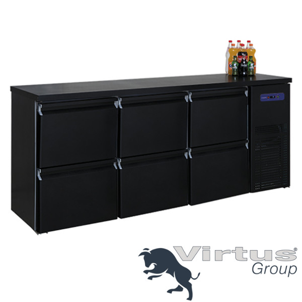 Back bar, 6 lådor, 500 liter