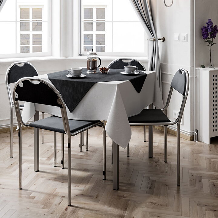Konferensstol RX002  krom/svart