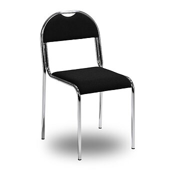 Konferensstol RX002  krom/svart