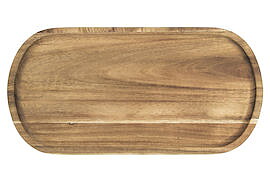 Serveringsfat 28x14 cm,  akacia