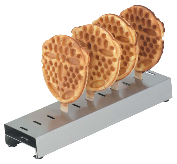 Våffelstativ, platta pinnar