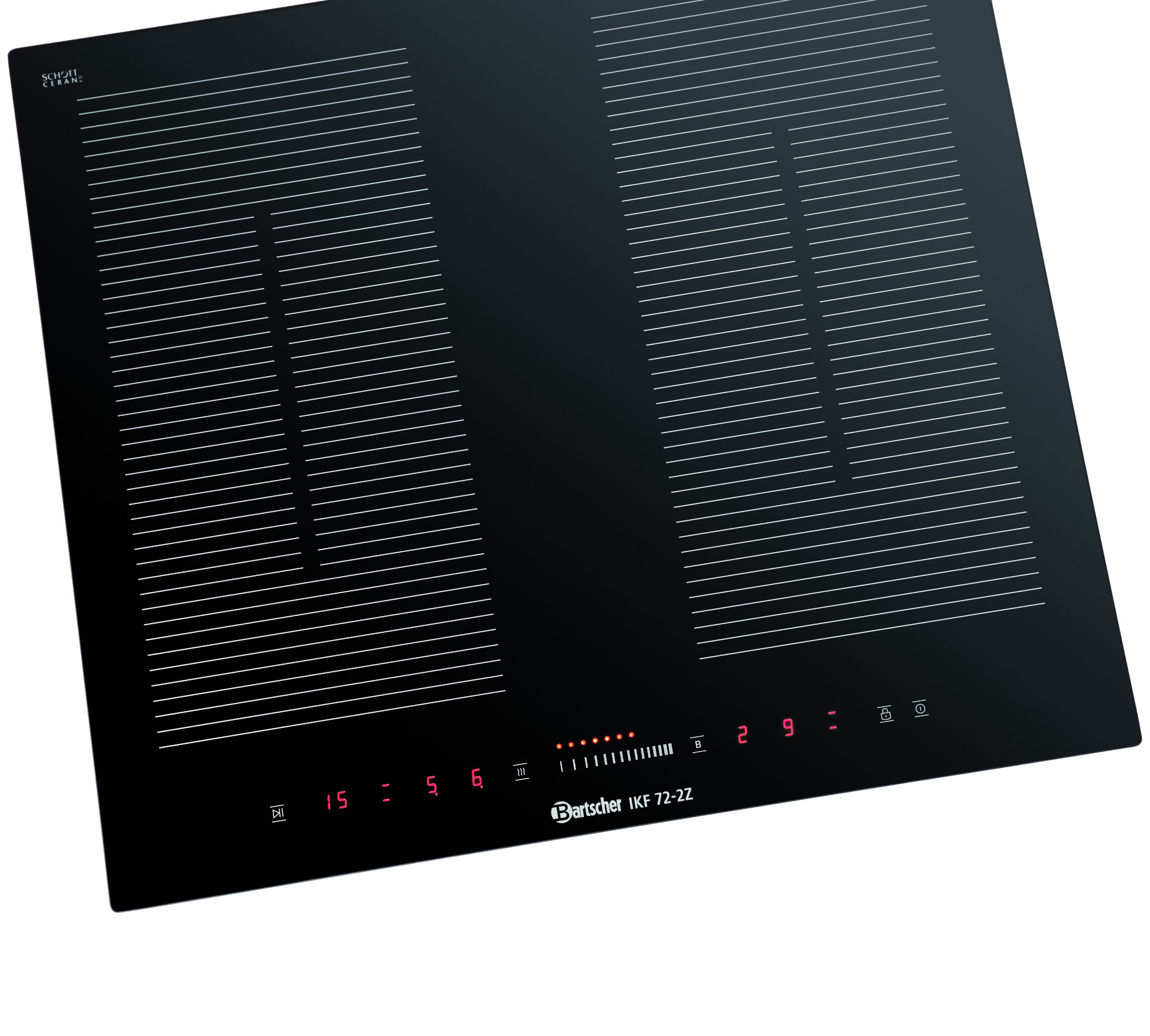 Induktionsspis för inbyggnad - 7,2 kW - 7