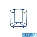 Tallrikskassett, 284 mm - 323 mm, SVART/GUL