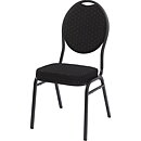 Bankettstol Monza Eco, antracit/svart 