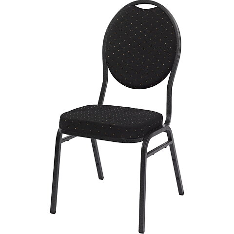 Bankettstol Monza Eco, antracit/svart 