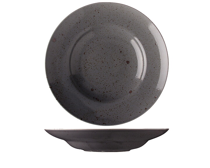 Pastatallrik Mörkgrå Ø 29,5 cm