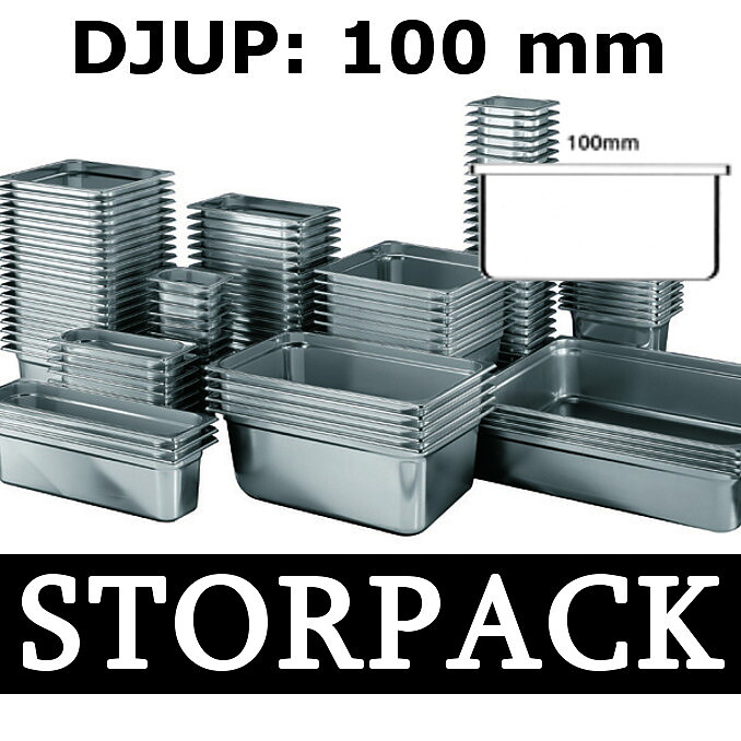 GN Kantiner - STORPACK - Djup 100 mm