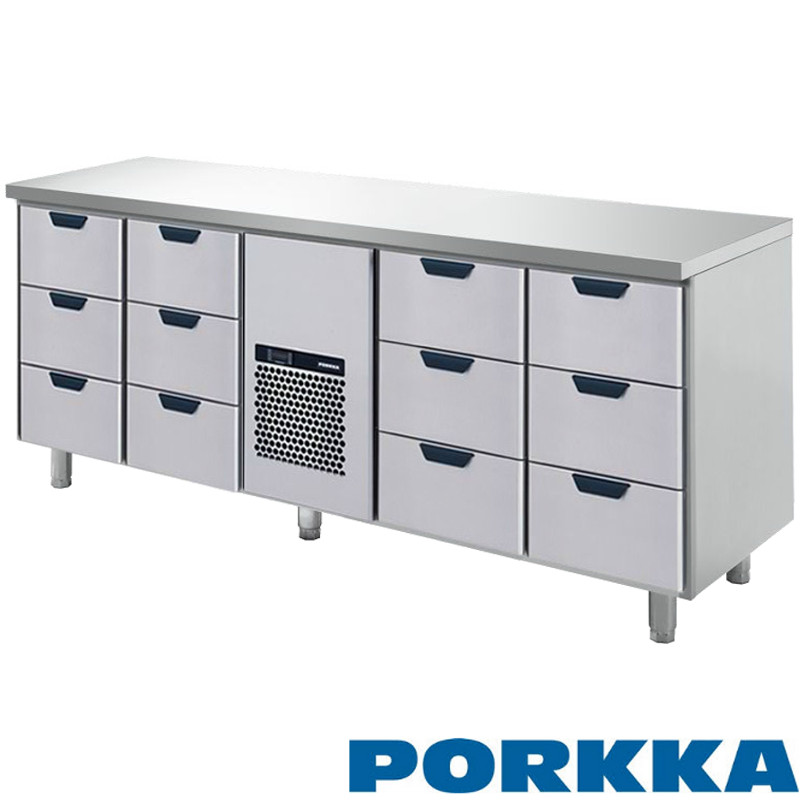 Kylbänk GN, 12 lådor 