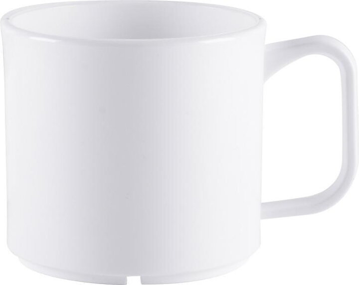 Mugg Progress 30 cl, ett handtag, bisfenolfri, vit