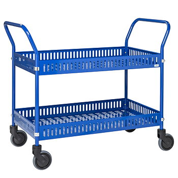 Bordsvagn, med sarg - Blå