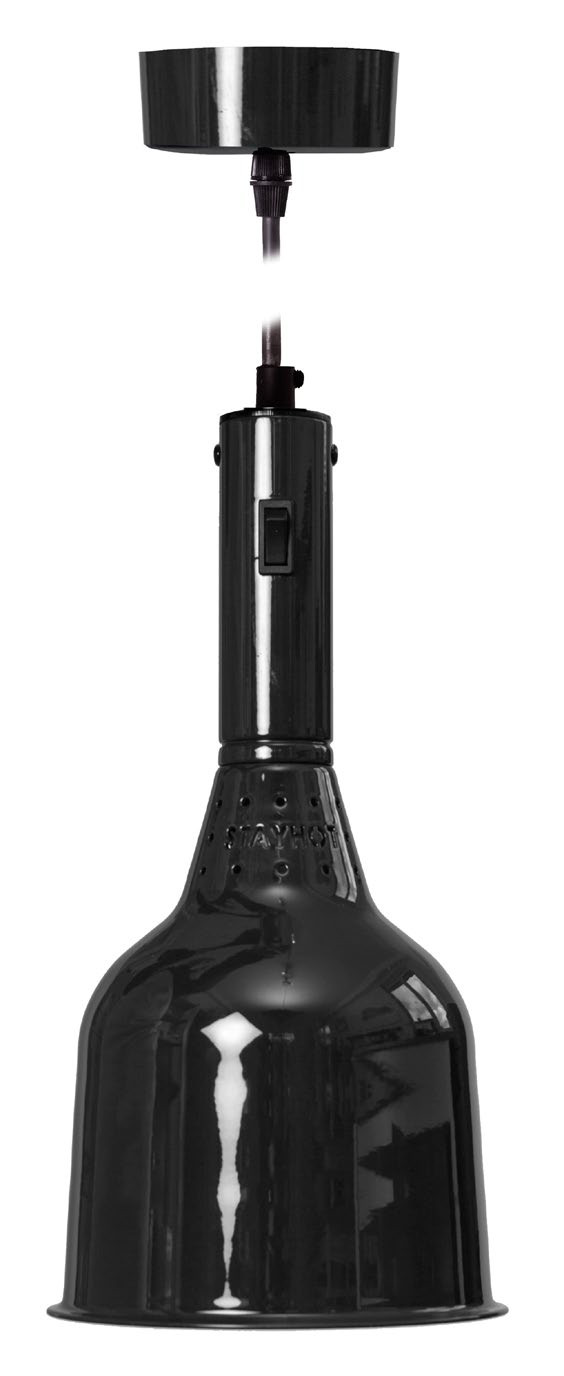Värmelampa Classic 1223 - SVART LACK - 2